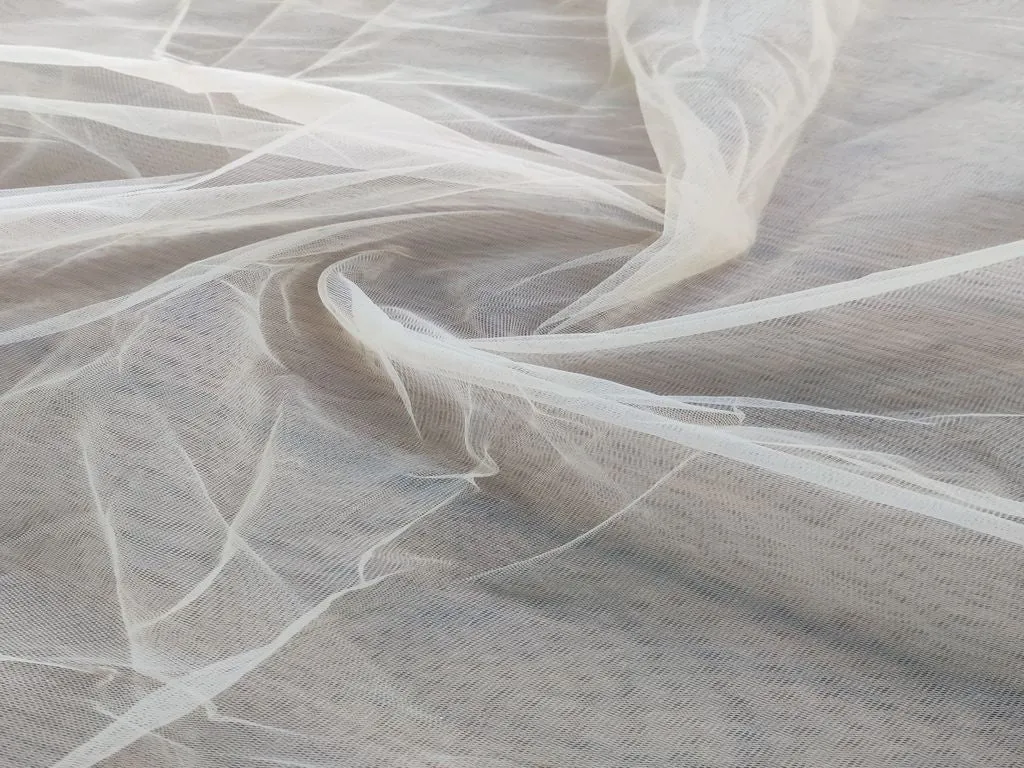 Alphonso Yellow Coloured Mono Net Fabric (Wholesale)