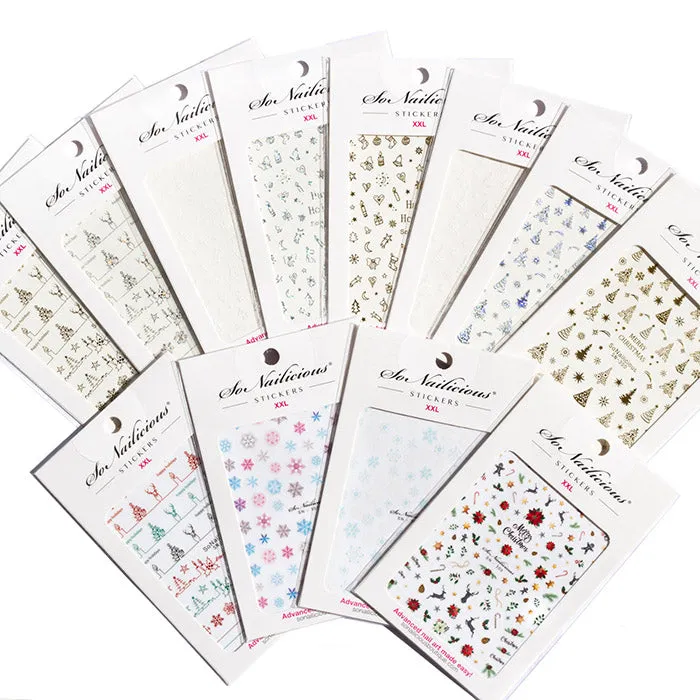 Arctic Snowflake Stickers - 304 XXL
