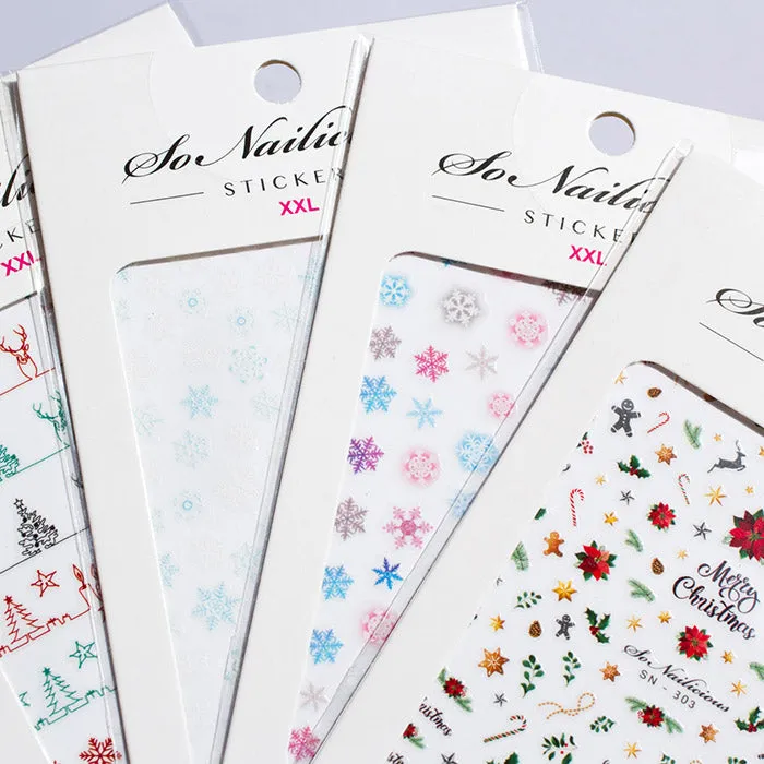 Arctic Snowflake Stickers - 304 XXL