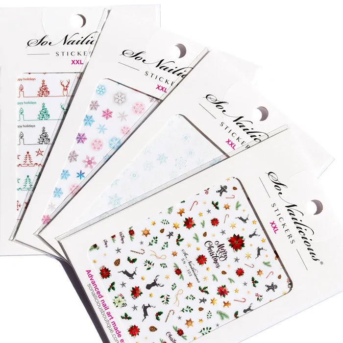 Arctic Snowflake Stickers - 304 XXL