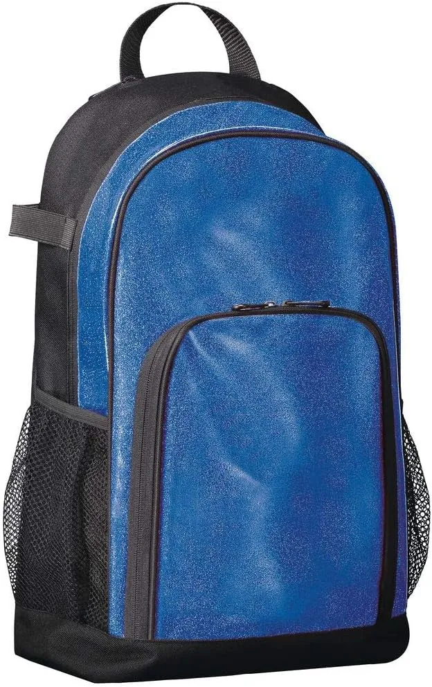 Augusta Sportswear Backpack, Royal Glitter/Black, One Size