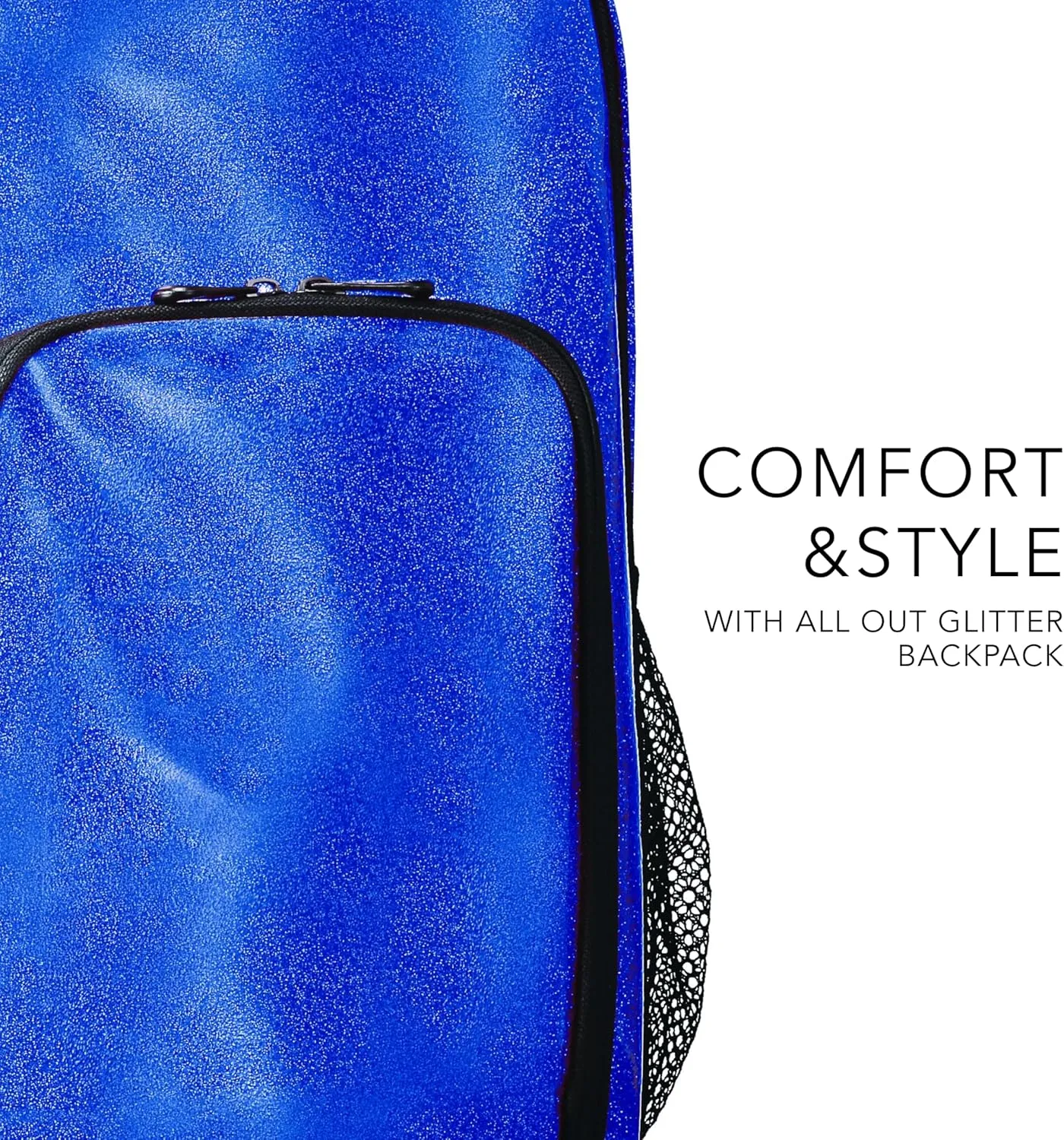 Augusta Sportswear Backpack, Royal Glitter/Black, One Size
