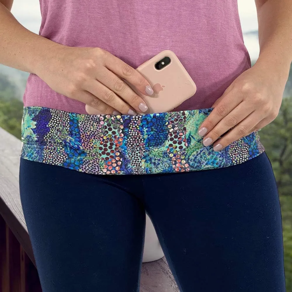 BANDI Running Belt for Women  Waist Fanny Pack Hands Free Way to Carry Phone, Passport, Keys, ID, Money & Everyday Essentials Made in the USA