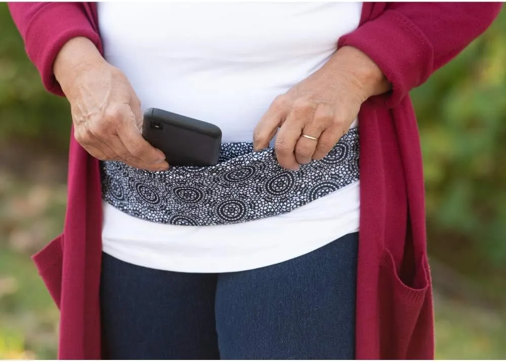 BANDI Running Belt for Women  Waist Fanny Pack Hands Free Way to Carry Phone, Passport, Keys, ID, Money & Everyday Essentials Made in the USA