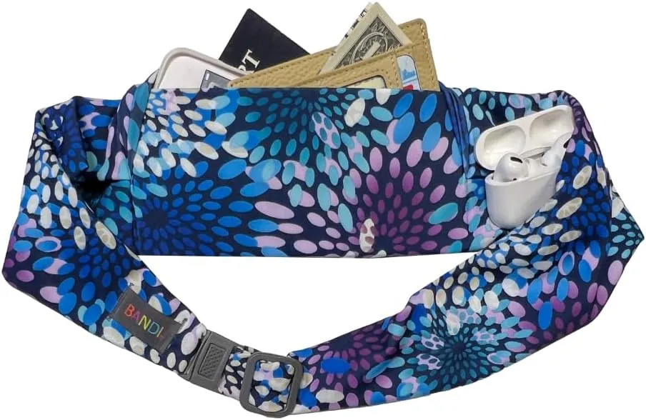 BANDI Running Belt for Women  Waist Fanny Pack Hands Free Way to Carry Phone, Passport, Keys, ID, Money & Everyday Essentials Made in the USA