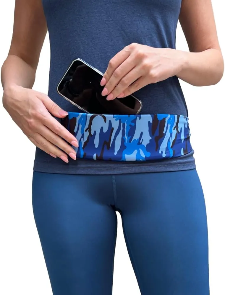 BANDI Running Belt for Women  Waist Fanny Pack Hands Free Way to Carry Phone, Passport, Keys, ID, Money & Everyday Essentials Made in the USA