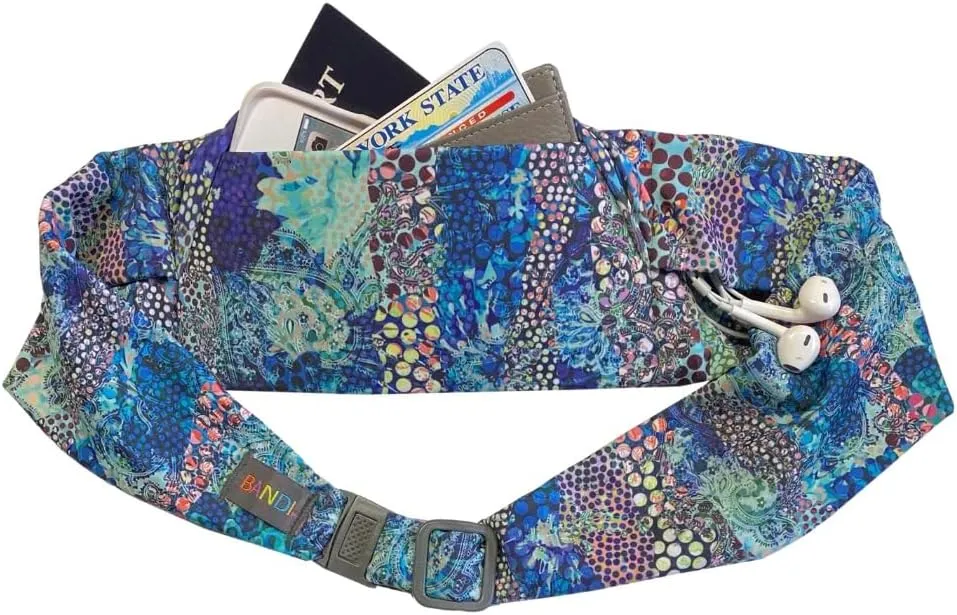 BANDI Running Belt for Women  Waist Fanny Pack Hands Free Way to Carry Phone, Passport, Keys, ID, Money & Everyday Essentials Made in the USA