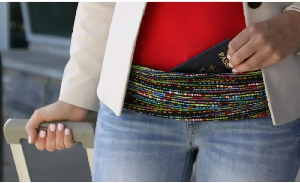 BANDI Running Belt for Women  Waist Fanny Pack Hands Free Way to Carry Phone, Passport, Keys, ID, Money & Everyday Essentials Made in the USA