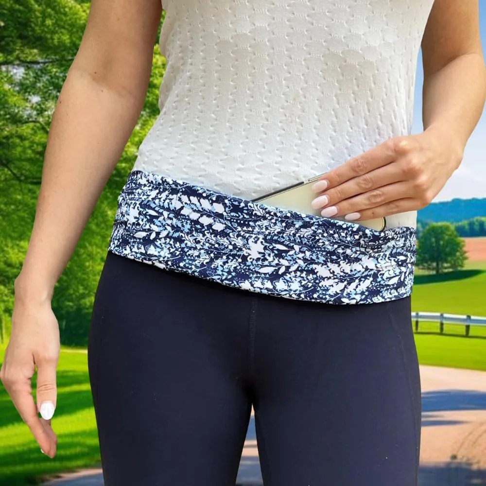 BANDI Running Belt for Women  Waist Fanny Pack Hands Free Way to Carry Phone, Passport, Keys, ID, Money & Everyday Essentials Made in the USA