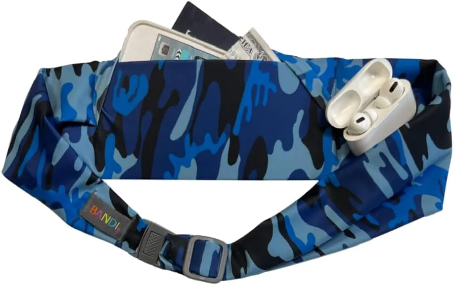 BANDI Running Belt for Women  Waist Fanny Pack Hands Free Way to Carry Phone, Passport, Keys, ID, Money & Everyday Essentials Made in the USA