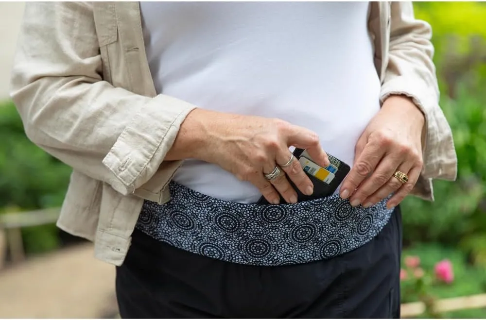 BANDI Running Belt for Women  Waist Fanny Pack Hands Free Way to Carry Phone, Passport, Keys, ID, Money & Everyday Essentials Made in the USA