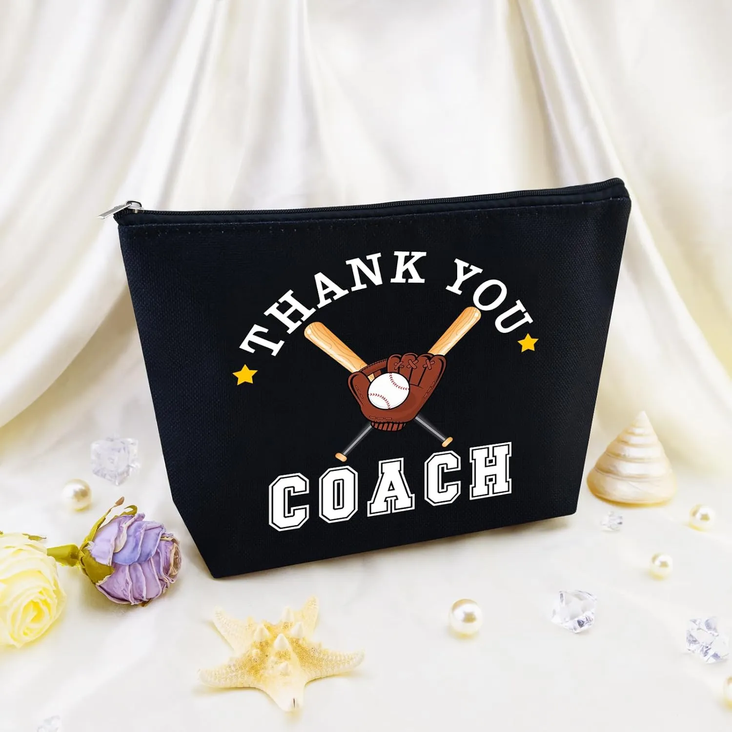 Baseball Mom Bag Baseball Coach Gifts Baseball Bag Baseball Gifts for Women Baseball Makeup Bag Baseball Gift Bags Baseball Party Favors for Baseball Lovers Baseball Purse Baseball Bogg Bag