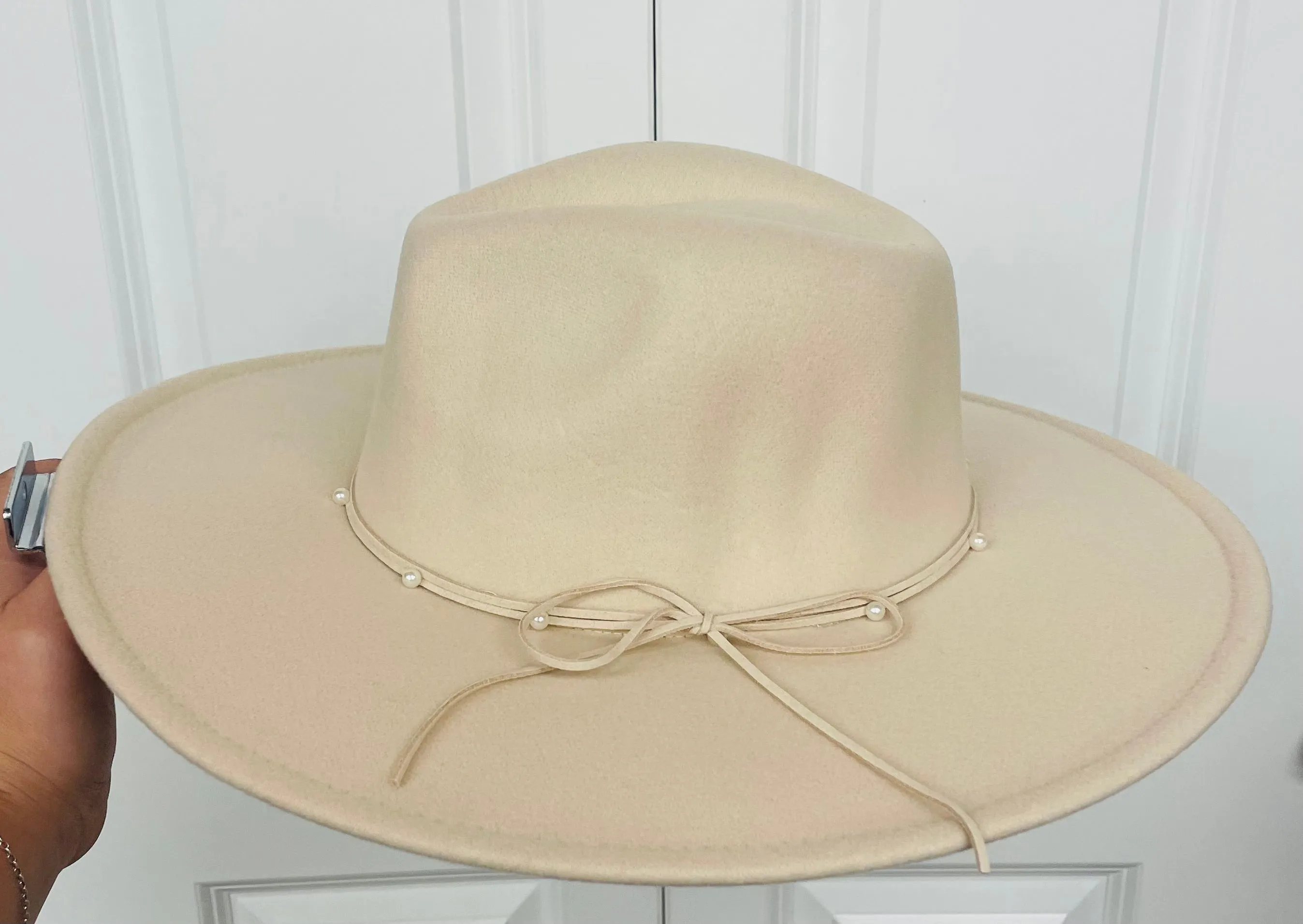 Beaded Chain Fedora Hat