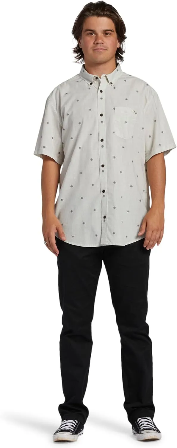 Billabong Men's All Day Jacquard Short Sleeve Woven