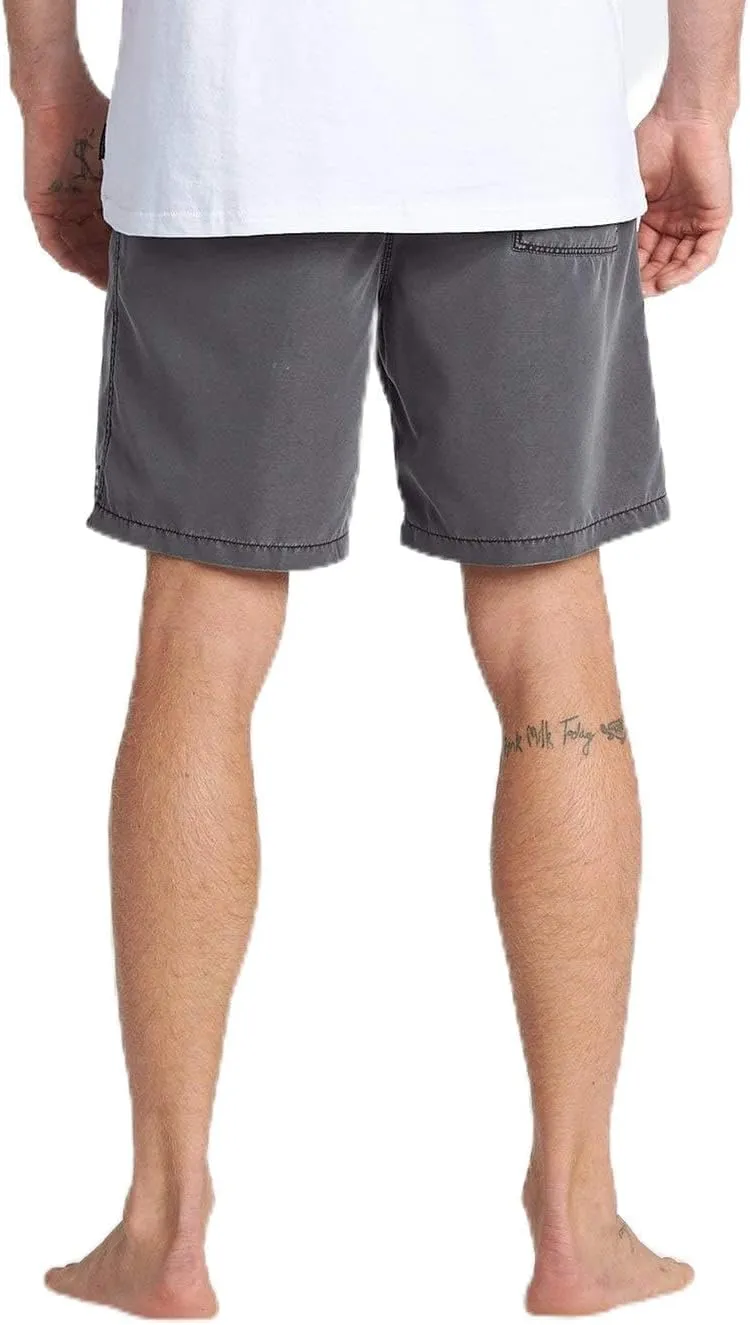 Billabong Men's All Day Overdye Layback 17" Boardshort Purple Large