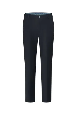 Blended Stretch Check Suit Pants  in Regular Fit