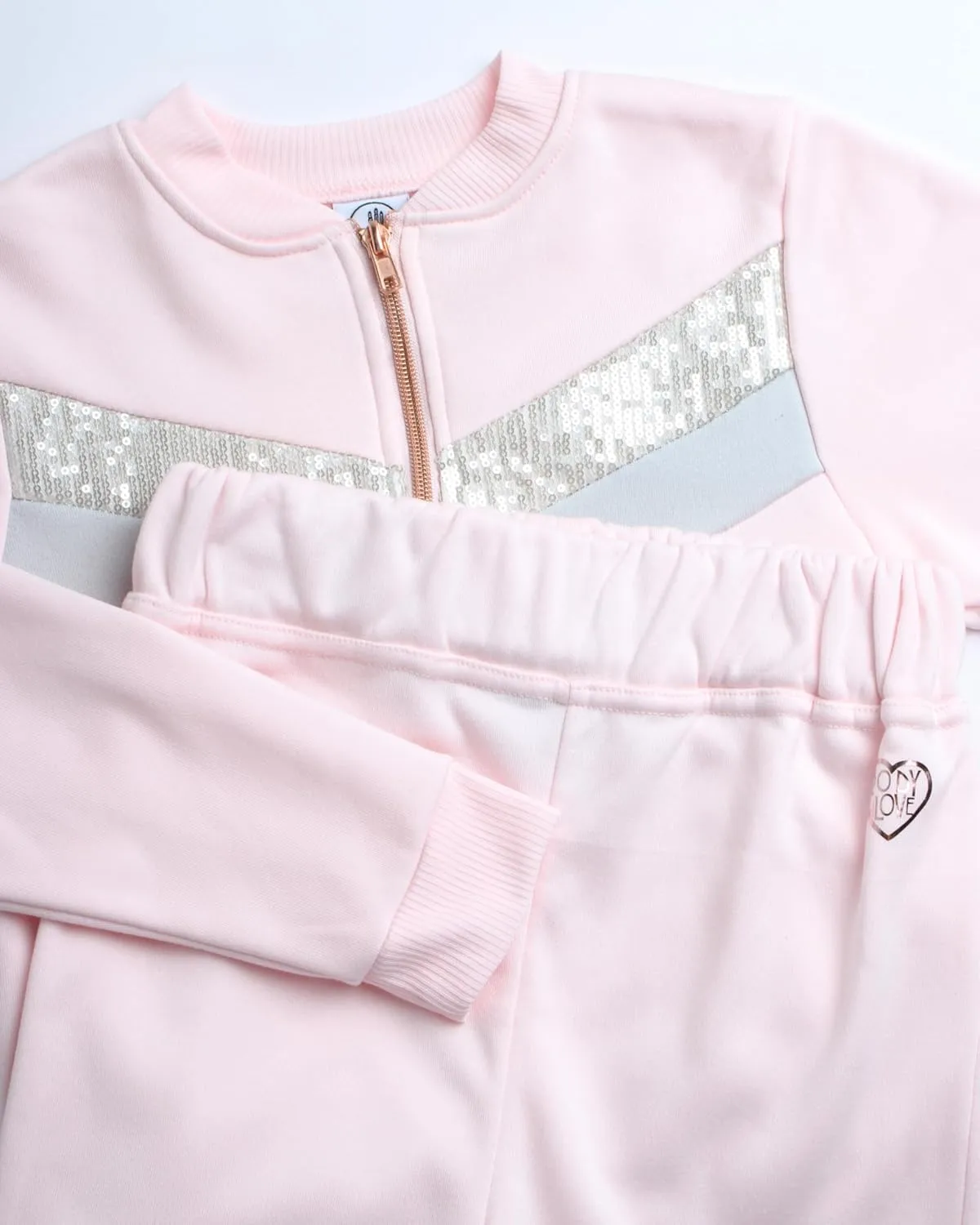Body Glove Girls' Jogger Set - 2 Piece Fleece Sweatshirt and Sweatpants Sweatsuit (7-12)
