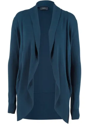 Bpc Bonprix Collection fine knit jacket, blue