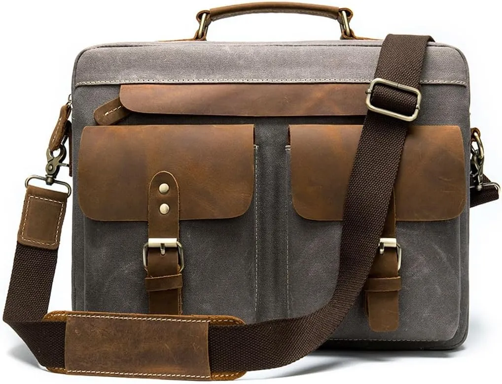Briefcase Laptop Leather Office S Business Bag For Document Cool Designer