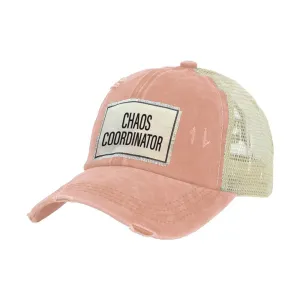 Chaos Coordinator - Vintage Distressed Trucker Adult Hat