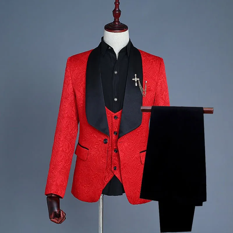 ChicBlend Skinny Zipper Fly 3 Piece Suit