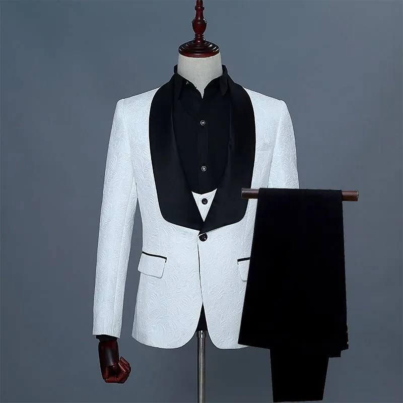 ChicBlend Skinny Zipper Fly 3 Piece Suit