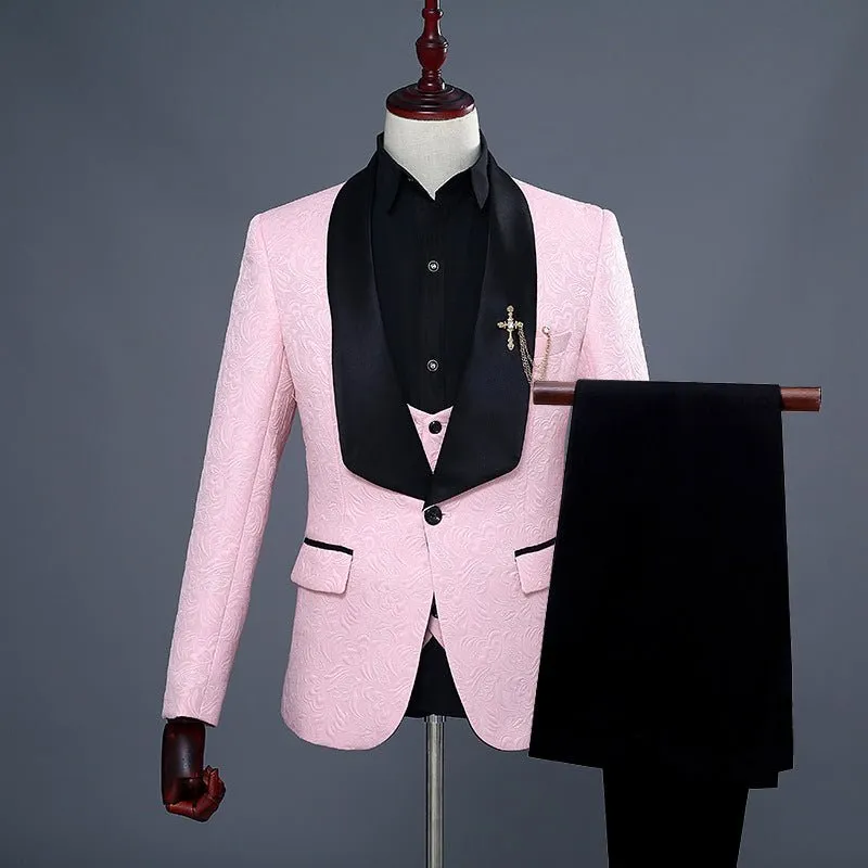 ChicBlend Skinny Zipper Fly 3 Piece Suit