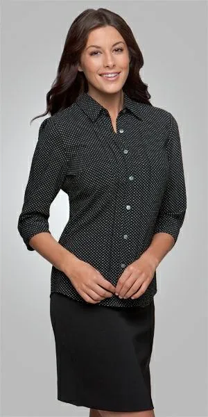 City Collection 2172 Ladies Spot 3/4 Sleeve