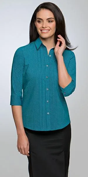 City Collection 2172 Ladies Spot 3/4 Sleeve