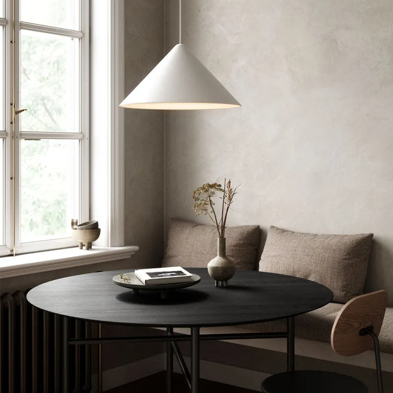 Danish Matte Wide Cone Pendant Light