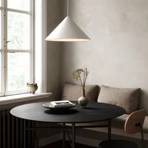 Danish Matte Wide Cone Pendant Light
