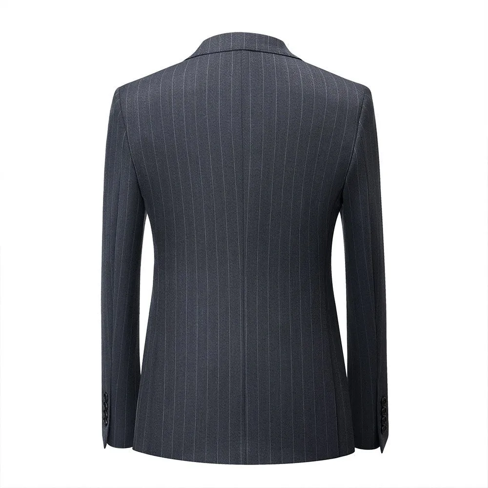 ExquisiteBlend Skinny Zipper Fly 3 Piece Suit 3