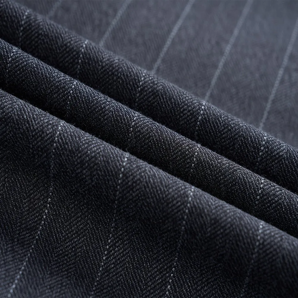ExquisiteBlend Skinny Zipper Fly 3 Piece Suit 3