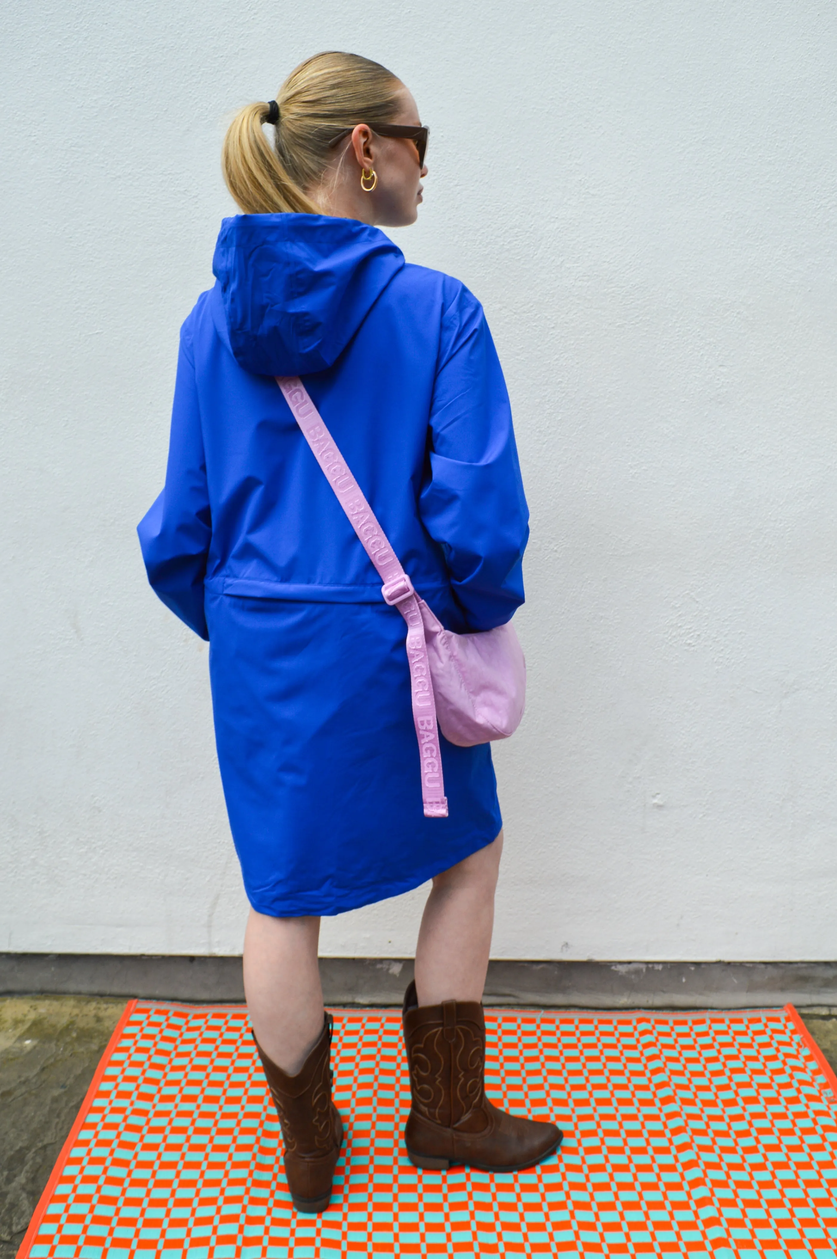 Flotte Amelot Blue Long Raincoat