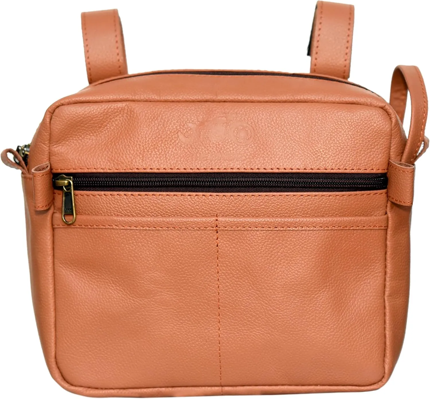 GRAB HANDLE BAG (Pure Leather) for Mahindra Thar, Maruti Jimny, Jeep Wrangler, JT Gladiator & Maruti Gypsy - Tan, Standard