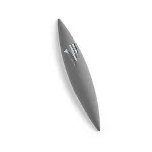 Grey Stone Apollo Mezuzah - Silver Shin by Laura Cowan