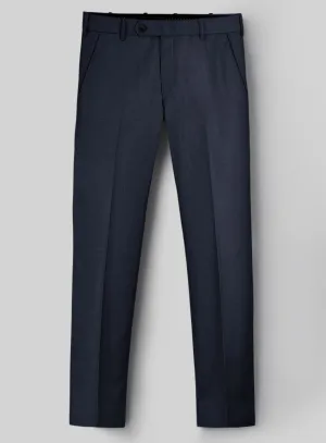 Hardy Minnis Mid Blue Twill Wool Pants