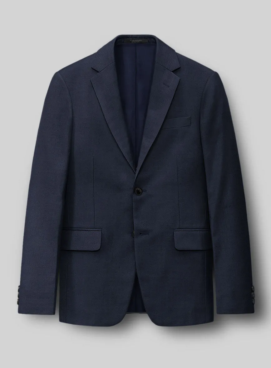 Hardy Minnis Mid Blue Twill Wool Suit