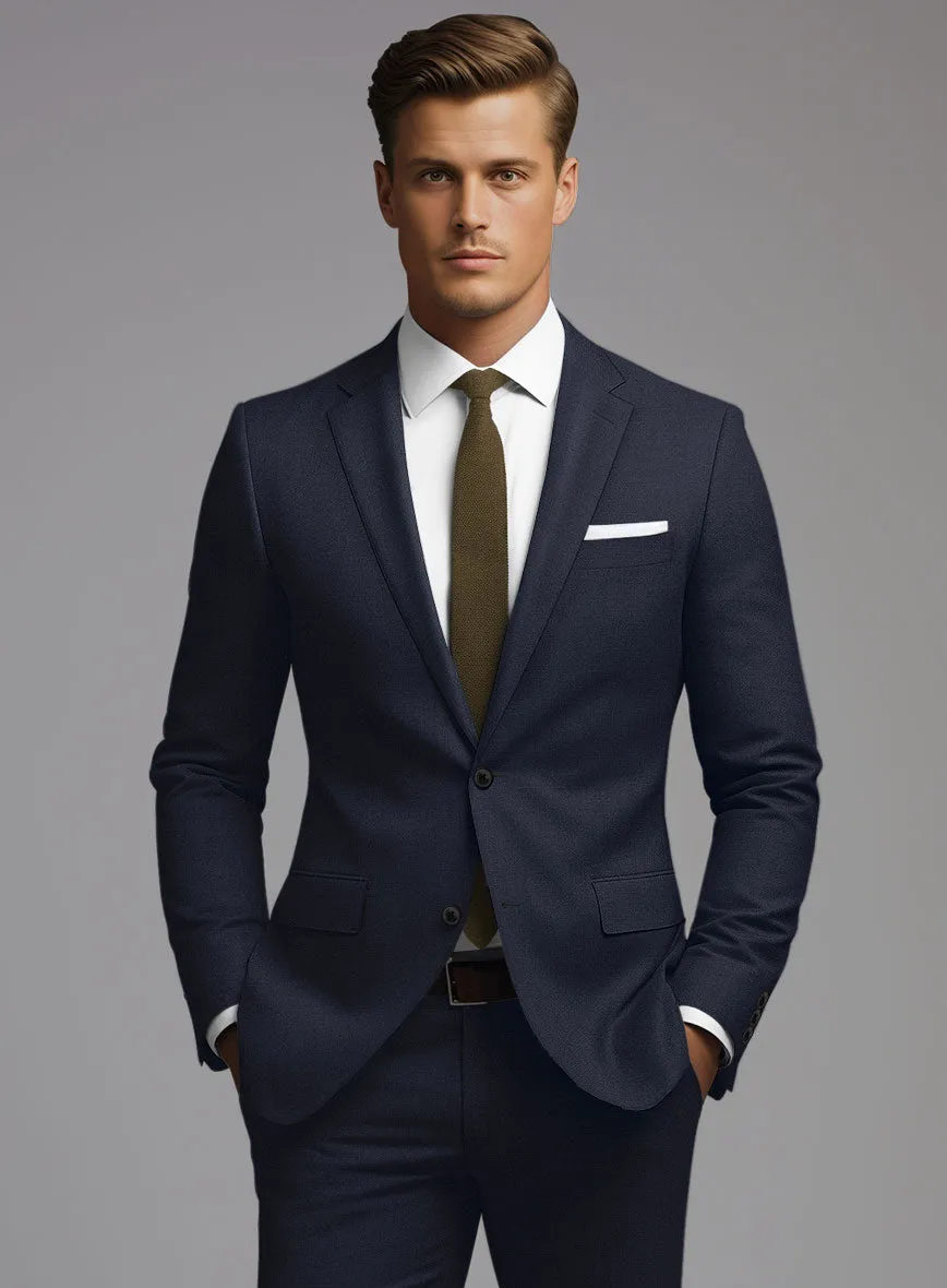 Hardy Minnis Mid Blue Twill Wool Suit
