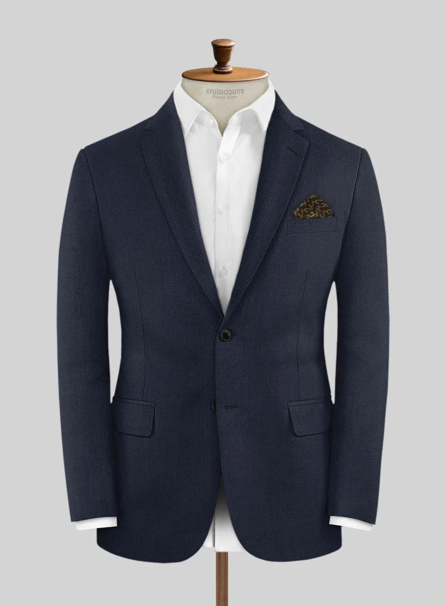 Hardy Minnis Mid Blue Twill Wool Suit