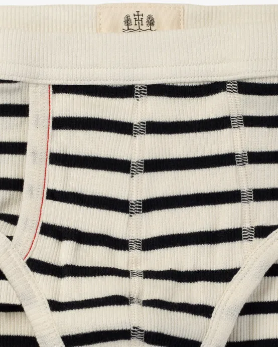 Hemen Biarritz Etor Breton Stripes Brief - Natural / Marine