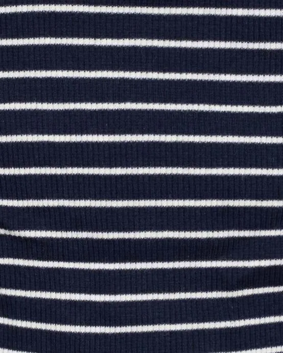 Hemen Biarritz Etor Sailor Stripes Brief - Marine / Natural
