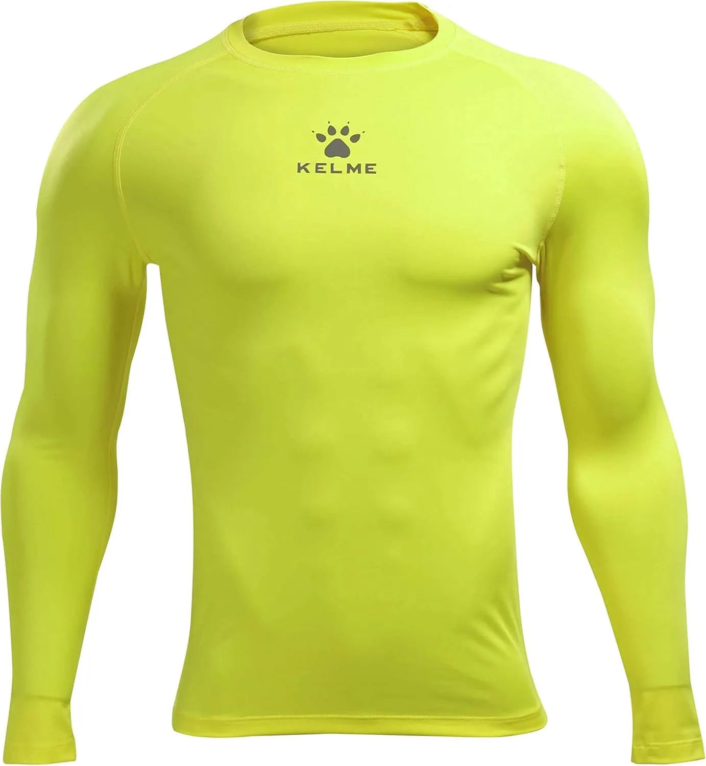KELME Men's Cool Dry Compression Shirt Long Sleeve  Sports Base Layer Unisex  Thermal Undershirt Athletic Workout Cold