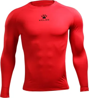KELME Men's Cool Dry Compression Shirt Long Sleeve  Sports Base Layer Unisex  Thermal Undershirt Athletic Workout Cold
