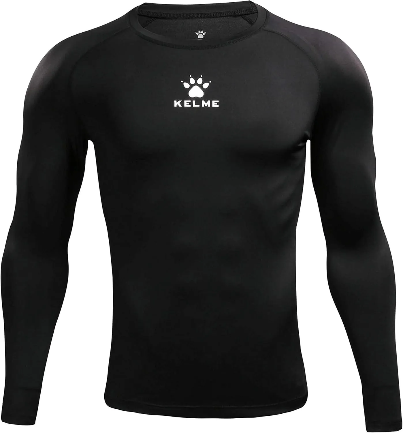 KELME Men's Cool Dry Compression Shirt Long Sleeve  Sports Base Layer Unisex  Thermal Undershirt Athletic Workout Cold