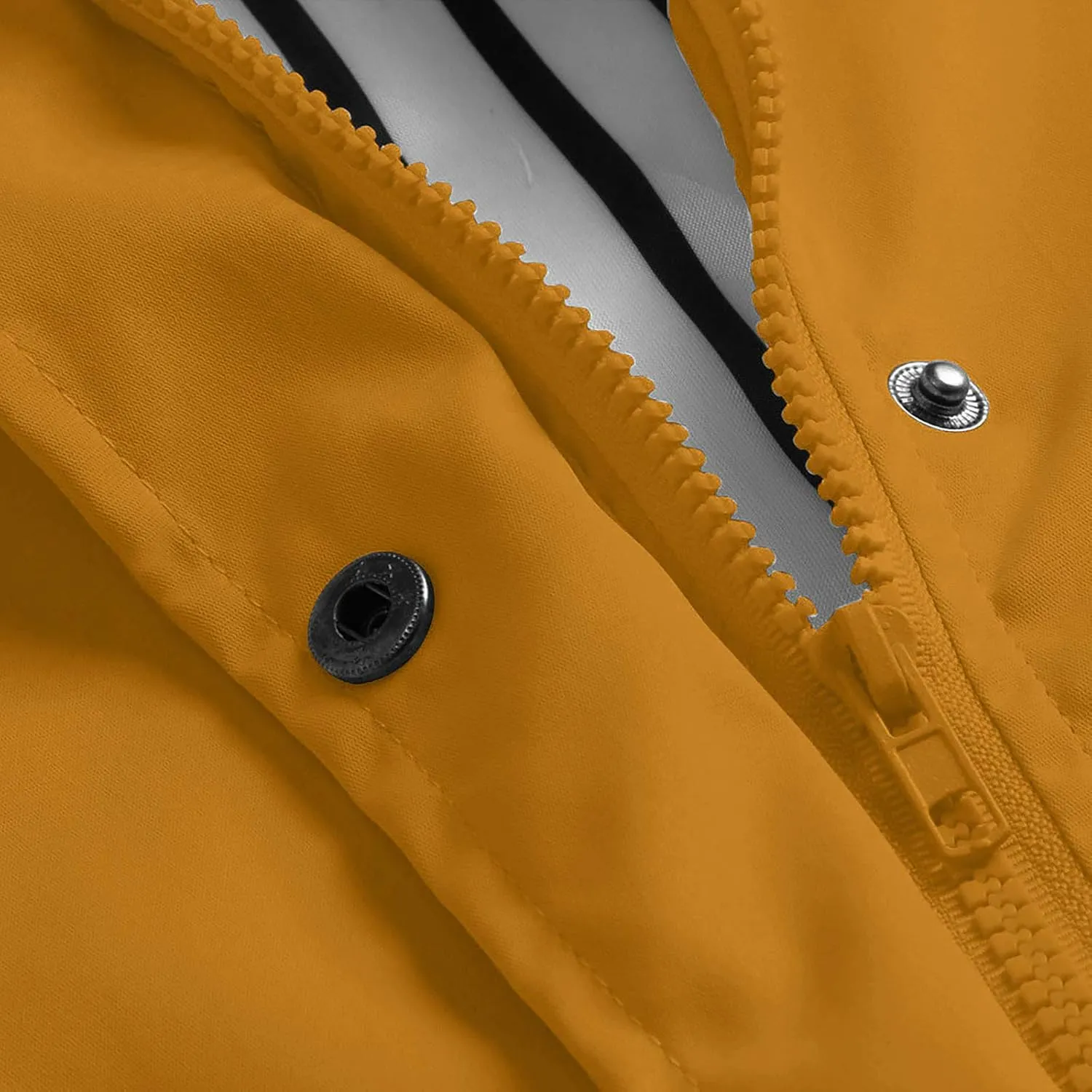 Light Rain Jacket Women Plus Size Waterproof Raincoat Outdoor Hooded Trench Coats Zip Up Windbreaker