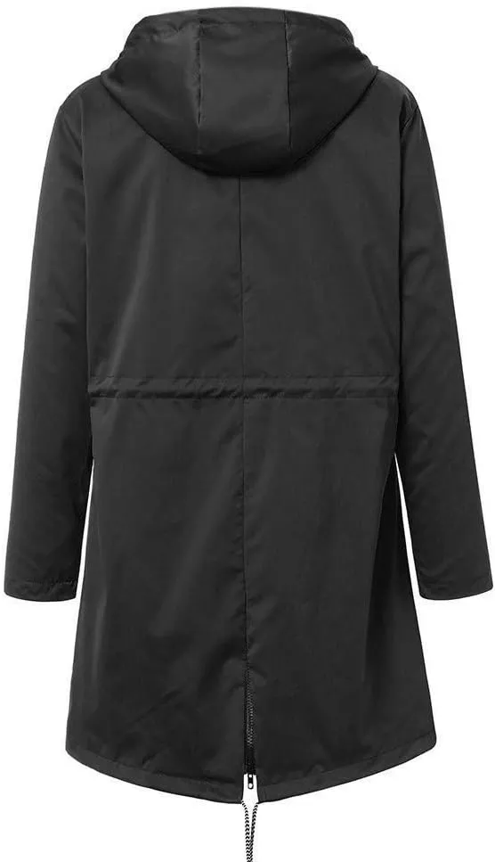 Light Rain Jacket Women Plus Size Waterproof Raincoat Outdoor Hooded Trench Coats Zip Up Windbreaker