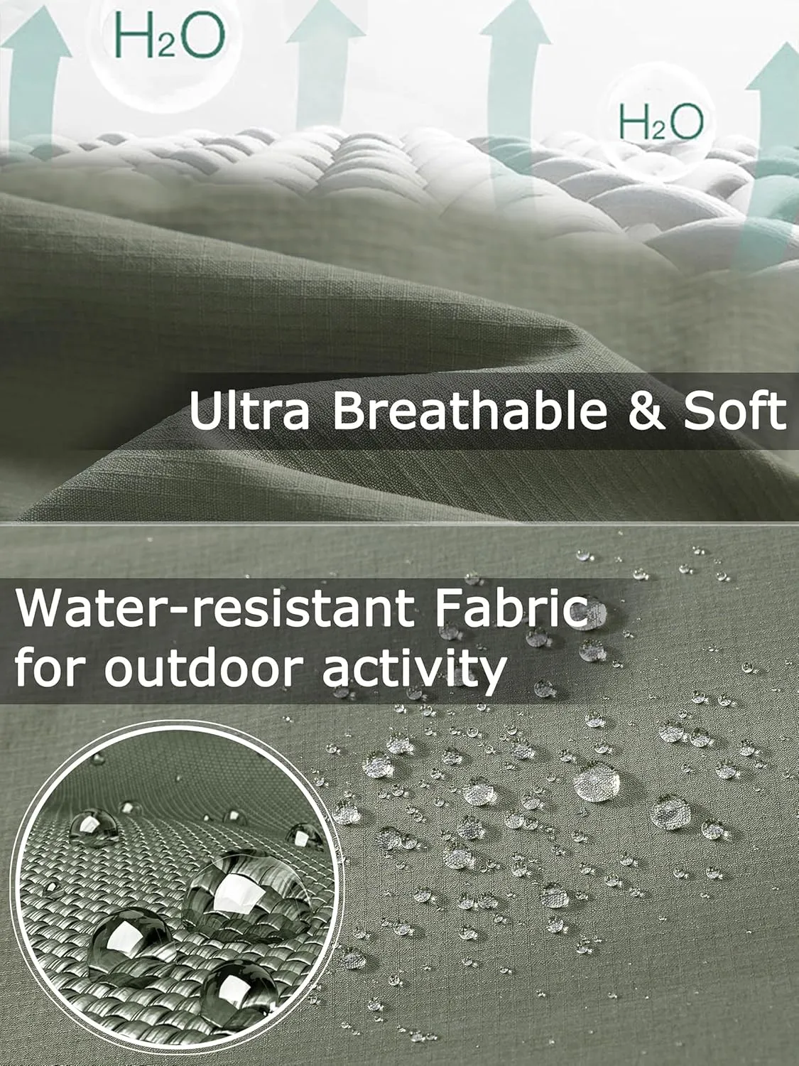 Men's Hiking Pants Quick Dry Cargo Work Lightweight Tactical Pants Stretch Waterproof Outdoor Fishing Travel Safari Pants