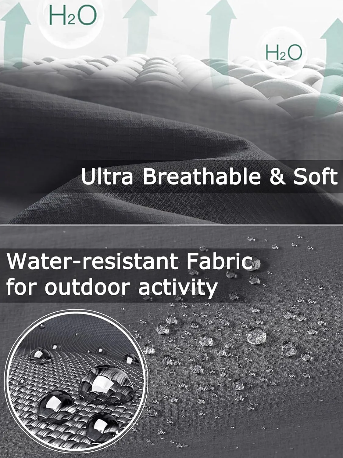 Men's Hiking Pants Quick Dry Cargo Work Lightweight Tactical Pants Stretch Waterproof Outdoor Fishing Travel Safari Pants