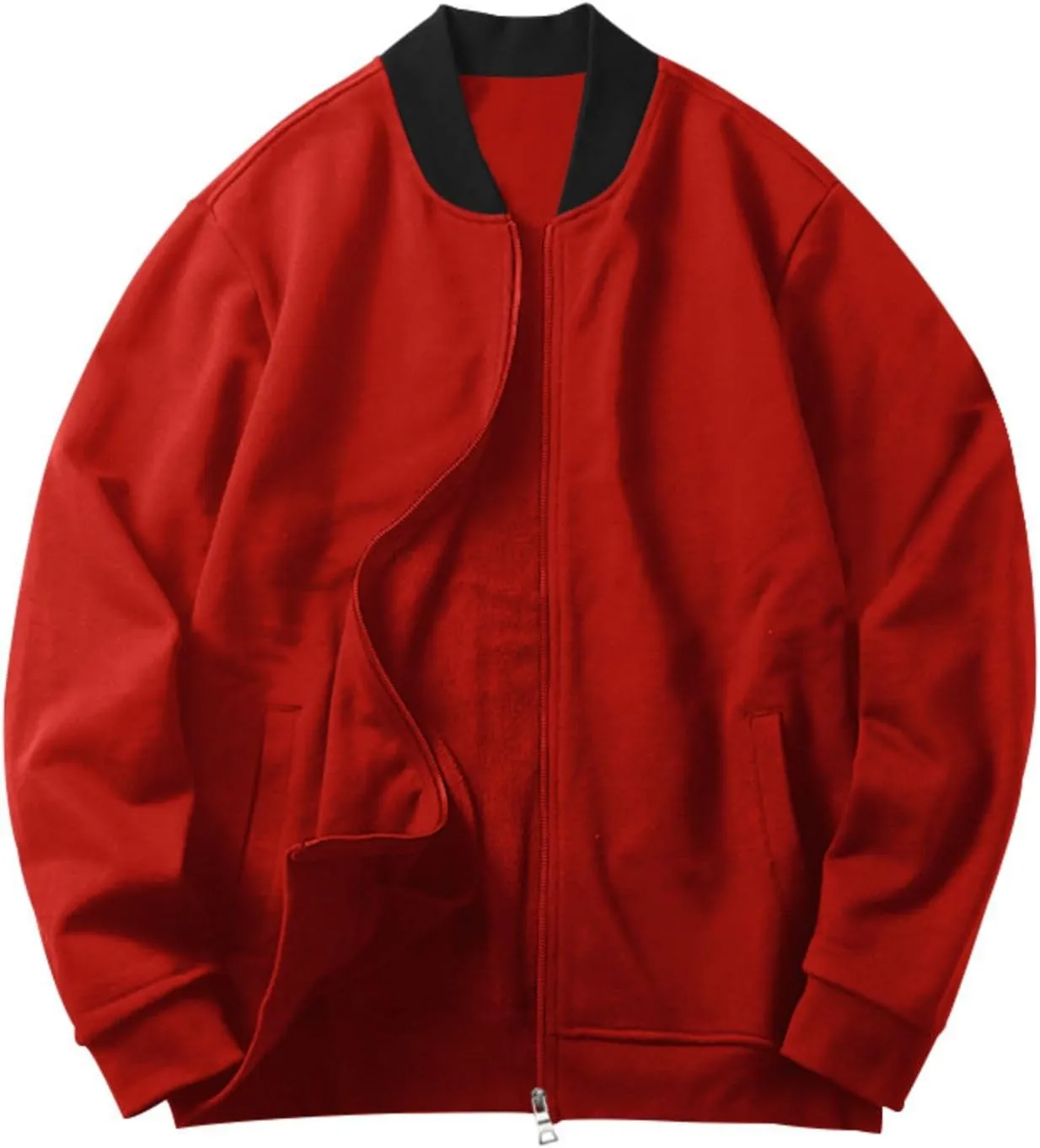 Men's Lightweight Bomber Jacket Jacket Full Zip Light Spring Fall Windbreaker Casual Stylish Golf Jackets for Men